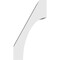 Ekena Millwork 5 1/2-in. W x 10-in. D x 18-in. H Westlake Architectural Grade PVC Knee Brace BRCP055X10X18WTL - alternate 2